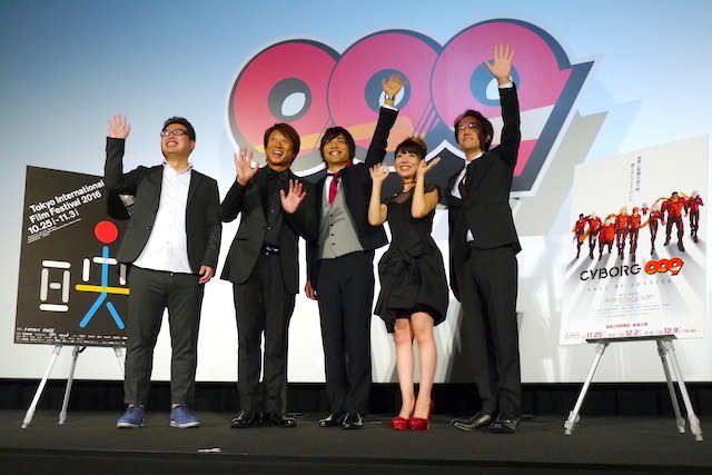 「CYBORG009 COJ」井上和彦がサプライズ登場、新旧“島村ジョー”役が揃って舞台挨拶へ