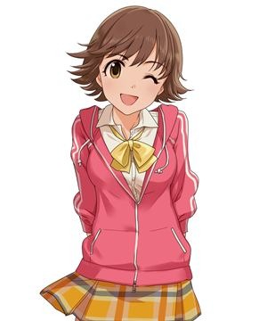 本田未央（CV.原紗友里） (C)窪岡俊之 (C)NBGI