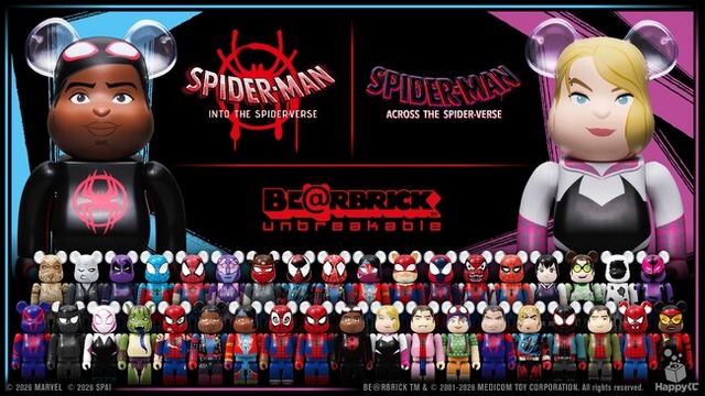 MARVEL 『SPIDER-MAN: SPIDER-VERSE』/ Happyくじ「BE@RBRICK」ホビー