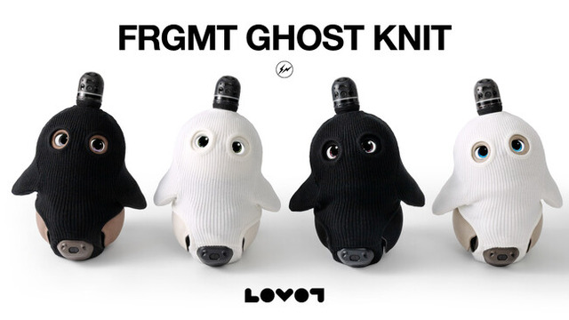 LOVOT FRGMT BASE WEAR ブラック LOVOT』×FRGMT、ゴーストをモチーフにした新作ニットベースウェアを