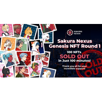 『Sakura Nexus』GENESIS NFT Round 1が100分で完売！12月23日よりRound 2販売開始
