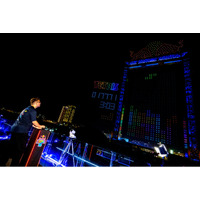 2,000機以上のドローンを使用した、世界初の空中テトリス公式戦 Red Bull Tetris(R) World Final