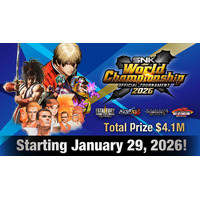 賞金総額＄4,100,000！SNK格闘ゲームの世界大会「SNK World Championship 2026」が2026年1月29日より開幕！