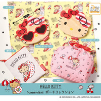 日焼け姿のハローキティが可愛い！ハローキティの「Summerdays ポーチコレクション」がカプセルトイに登場！