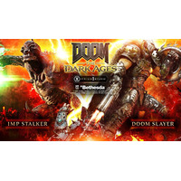 FPS『DOOM: The Dark Ages』より、「ドゥームスレイヤー」「インプ ストーカー」を1/4スケールで立体化