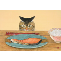 【1月28日発売】泥まみれで保護した愛する猫との日々を描いた日本画集『コイモ 小熊香奈子画集』