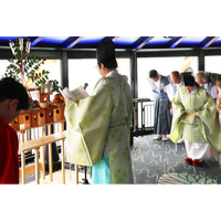 ニデック京都タワー地上100mの展望室にて「節分追儺祭」を開催　園児による豆まきや来塔者への福豆の配布を行い、無病息災を祈願