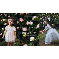 【JAMIE KAY】ニュージーランド生まれの子ども服ブランド ジェイミーケイが世界中で愛され続けているハローキティとの初コラボレーション！ワンピや雑貨までアイテム全13型登場＜2月6日(金)発売＞