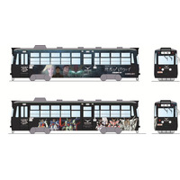 ガンダムが札幌市電を彩る！最新作『機動戦士ガンダム 閃光のハサウェイ キルケーの魔女』と、最新作に繋がる宇宙世紀のモビルスーツを全面にデザイン！