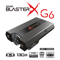 定番ゲーミングDAC「Sound BlasterX G6」をUSB-Cモデルに一本化　Sound BlasterX G6 （USB C VERSION）　発売のお知らせ