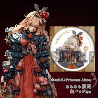 イラストレーター夜汽車先生×アパレルブランドRoyalPrincessAliceによる夢のコラボ企画より、「赤の女王とPrincess Alice」フィギュアが登場。