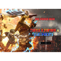 師弟共闘！アニメ『ワンパンマン』から、サイタマ＆ジェノスの1/4スケールスタチューが登場