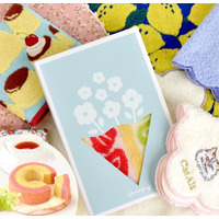 若年層向け「1,000円台ありがとうギフト」　選べる9柄ハンカチ×スイーツのプチギフト発売