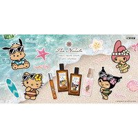 こんがり日焼けしたサンリオキャラクターズが主役(ハート) ハローキティ、クロミ、マイメロディ、ポチャッコがデザインされた「プア ナナラ」の夏限定コラボ香水＆ジェルが登場！
