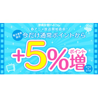 ★電子書籍限定★還元率+5％UPクーポンで最大20％ポイント還元！春アニメ開始直前キャンペーン【漫画全巻ドットコム】
