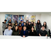 100studioに産学連携する台北芸術大学アニメーション学科大学院修士課程の生徒、関係者が来訪。スタジオ紹介や日本のアニメ業界について解説