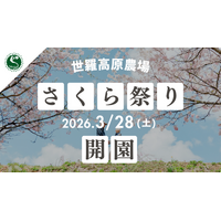 【広島／世羅】2026年3月28日OPEN！「さくら祭り」から世羅高原の花イベントスタート《世羅高原農場》