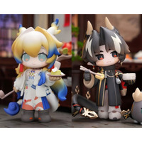 『Cutiesシリーズ アークナイツ 完成品フィギュア』の「シュウ」「チョンユエ」が登場。