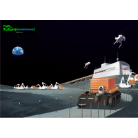 AMR等のロボット・機器を協調制御システムする「FMS」の技術的真価をアートコンテンツ「run_future（warehouse）」で表現