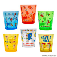 【アルファベッツ】ポップなキャラクターデザイン！毎日の食卓が楽しくなる「アクリルコップ」全6種がスケーターより3/28(土)に新発売