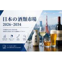 日本の酒類市場規模、2034年までに16億4,000万リットルに到達へ | 年平均成長率（CAGR）3.20%で拡大