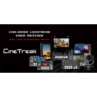 【銀座十字屋ディリゲント事業部】CineTreakの国内代理店業務を開始-ライブ配信向けHD/4KビデオスイッチャーやPTZカメラを展開