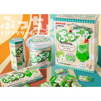 「ぷっちょ メロンクリームソーダ味」全国のアミューズメント施設限定で6月中旬より順次展開スタート！