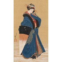 7月18日（土）から、小樽芸術村「浮世絵美術館」にて葛飾北斎「雪中美人図」を一般公開