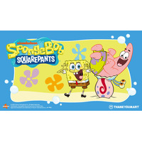 夏にぴったり！「スポンジ・ボブ」のコラボ雑貨が新登場！サンキューマートにて7月下旬よりALL390円（税込429円）で発売