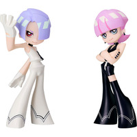 『New PANTY ＆ STOCKING with GARTERBELT』より、「ポリエステル」「ポリウレタン」のフィギュアが登場。あみあみにて予約受付中。