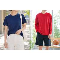 チームウェアやおしゃれ着にも！UVカット機能付きドライ長袖Tシャツなど2種を新発売