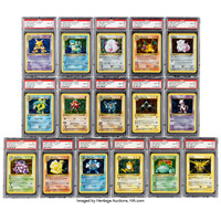 第三者鑑定で最高評価の初期ポケモンカード全102枚セットが121万米ドル（約1億9,955万円）で落札。公開販売における最高額を記録