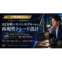 【CFD セミナー 株価指数】日経225・米国指数の急変動に振り回されないためのAI分析×スパンモデル無料オンライン講座を公開
