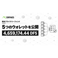 DIFINES、既存プライマリーファンドが保有する5ウォレットを公開。