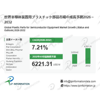 日本市場における半導体装置用プラスチック部品の市場規模：売上規模・シェア・主要事業者別ランキング - 年平均成長率（CAGR）7.21％で成長