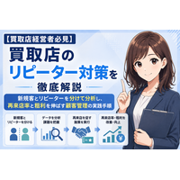 【買取店経営者必見】買取店のリピーター対策を徹底解説！新規客とリピーターを分けて分析し、再来店率と粗利を伸ばす顧客管理の実践手順──買取店がリピート率を測る方法・優良顧客の抽出基準まで