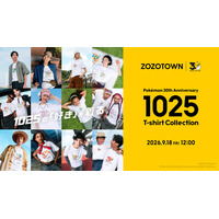 ポケモン1,025匹の30周年記念ロゴがTシャツに！Tシャツコレクションを9月18日よりZOZOTOWNで販売