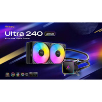 Antec、ARGB LEDファン搭載 240mm水冷一体型ユニット「Ultra 240 ARGB」発売