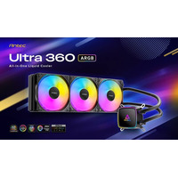Antec、ARGB LEDファン搭載 360mm水冷一体型ユニット「Ultra 360 ARGB」発売