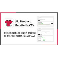 【海外向け】EC アプリ「UR: Product Metafields CSV」を株式会社 UnReact がリリース