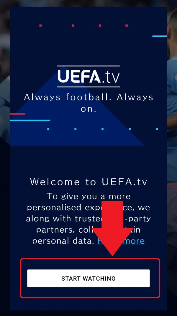 UEFA.TV 登録方法