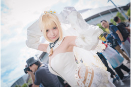 【コスプレ】花嫁衣装ネロからボンテージセイバーまで! 「TGS2018」最終日の「FGO」美女レイヤーまとめ 画像